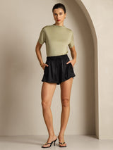 [Kuivattu Yrtti] SilkSilky-FI Short Sleeve Naisten T-paita 006