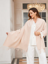 [Beige] SilkSilky-FI Villa Huivi 001