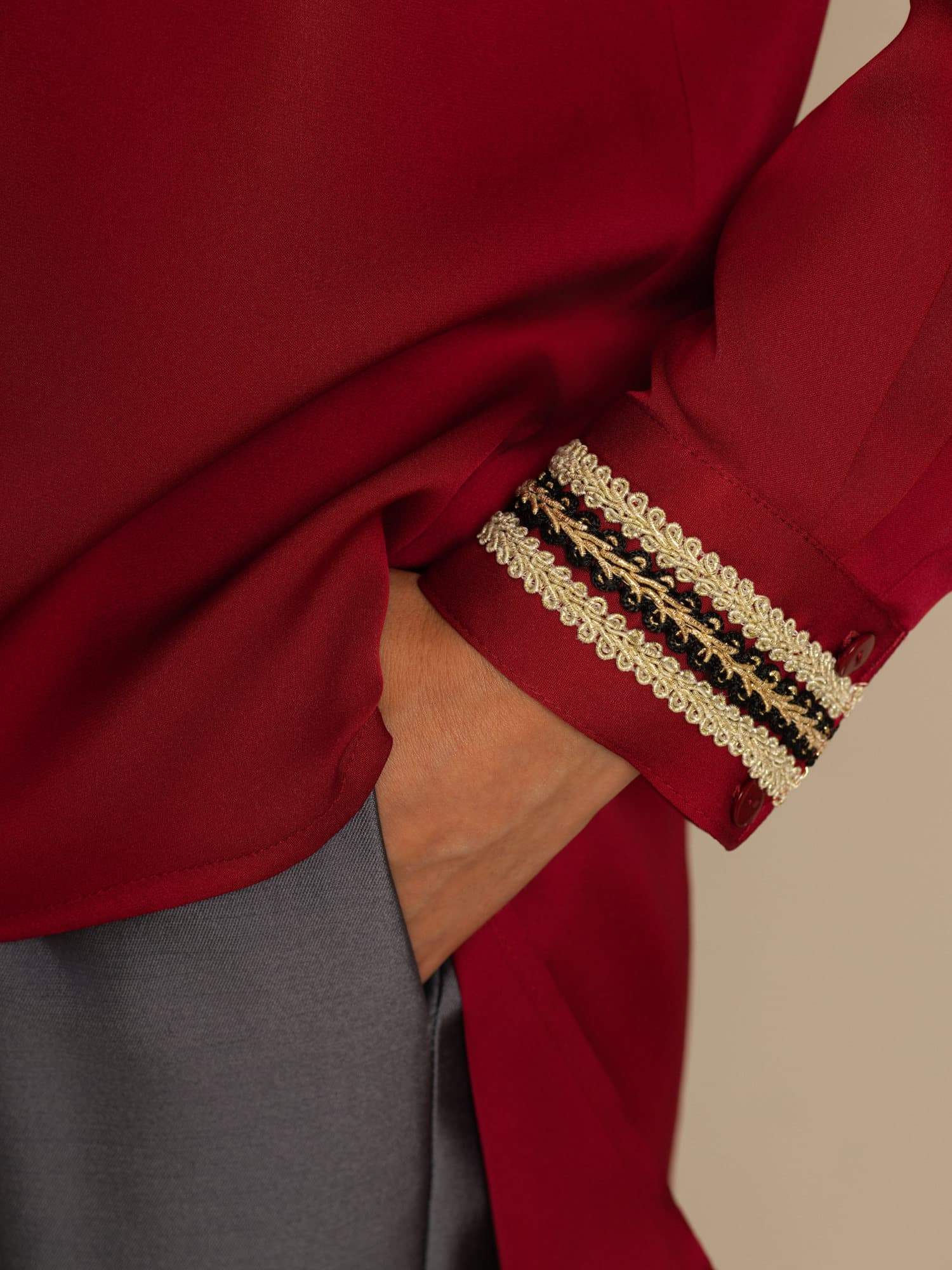 [Viini] SilkSilky-FI 19Momme Silkki Pitkähihainen Pystykaulus Pusero 006