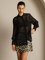 [Musta] SilkSilky-FI Womens Shirt 003