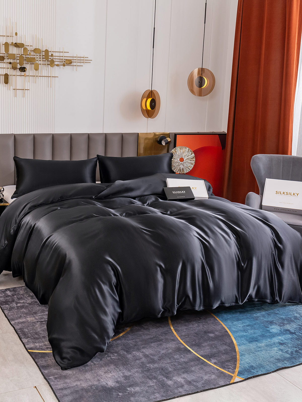 [Musta] SilkSilky-FI 19Momme Bedding Set 003