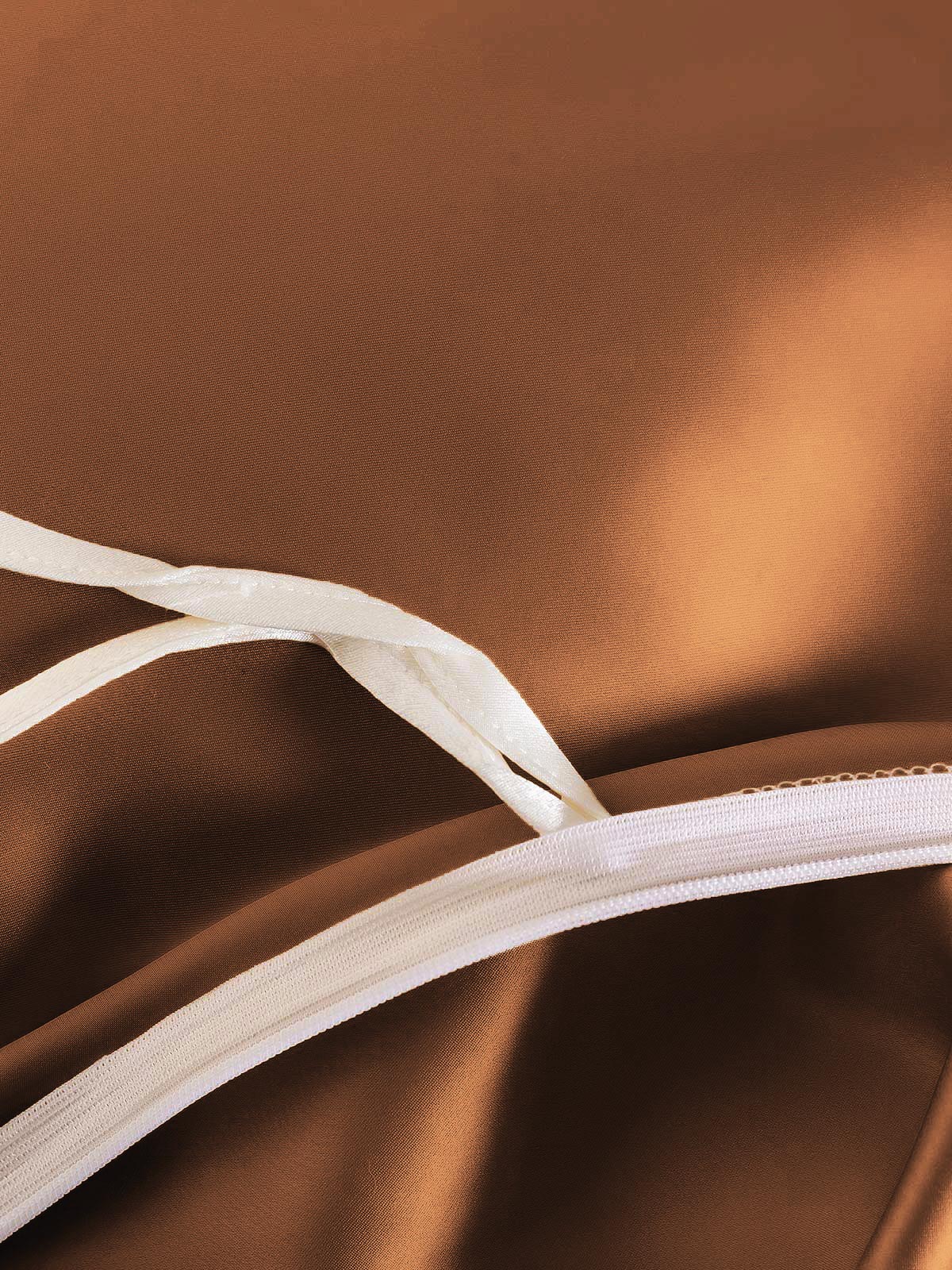 [Kahvi] SilkSilky-FI 19Momme Duvet Cover 006
