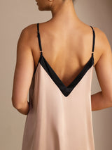 [Toscana] SilkSilky-FI Spaghetti Strap V Neck Mekko 002
