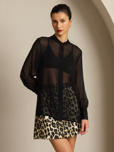 [Musta] SilkSilky-FI Womens Shirt 007