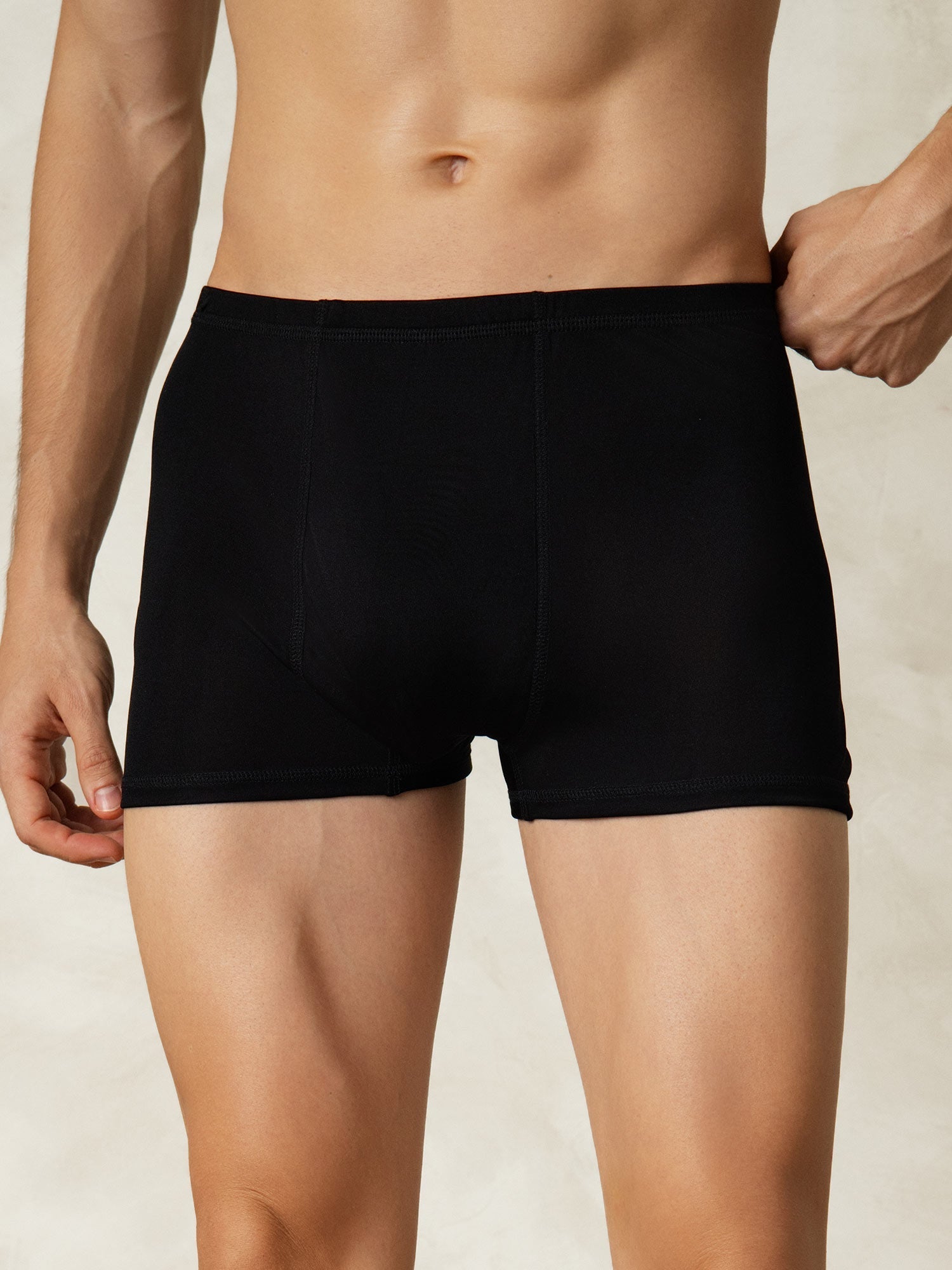 [Musta] SilkSilky-FI Mens Underwear 003
