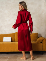 [Viini] SilkSilky-FI Long Sleeve Naisten Aamutakki 002