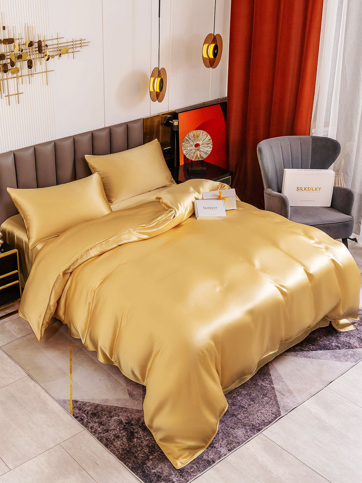 [Samppanja] SilkSilky-FI 19Momme Bedding Set 004