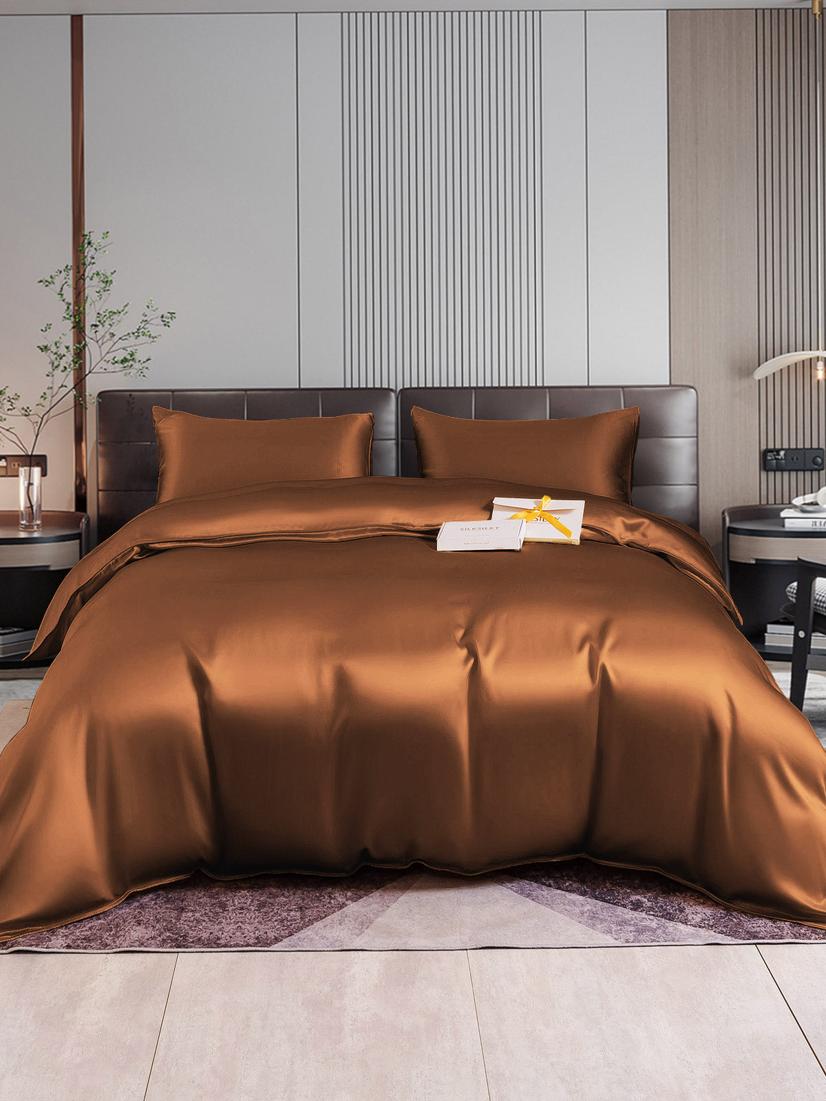 [Kahvi] SilkSilky-FI 22Momme Bedding Set 001