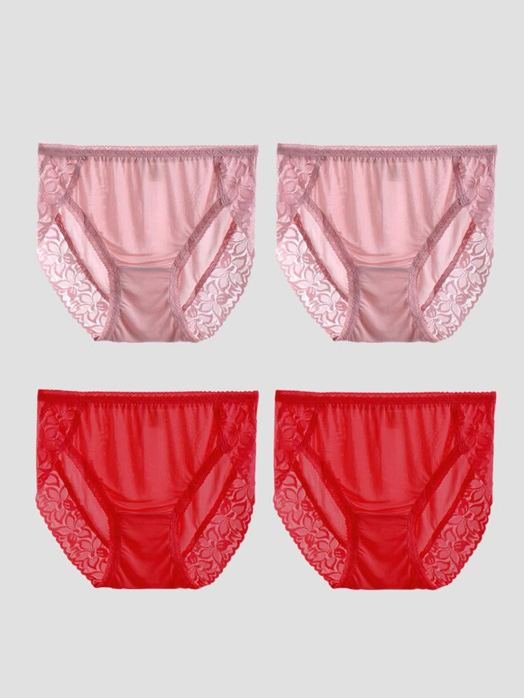 SilkSilky-FI Panty Pink+Punainen 003