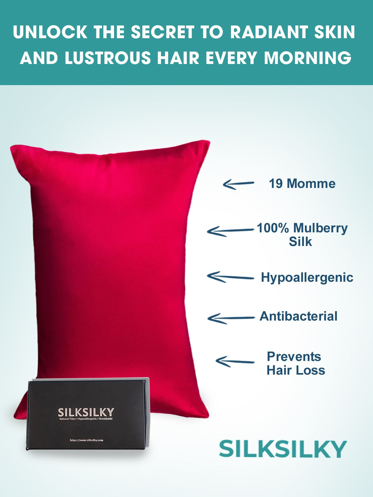 [Viini] SilkSilky-FI 19Momme Pillowcase 002