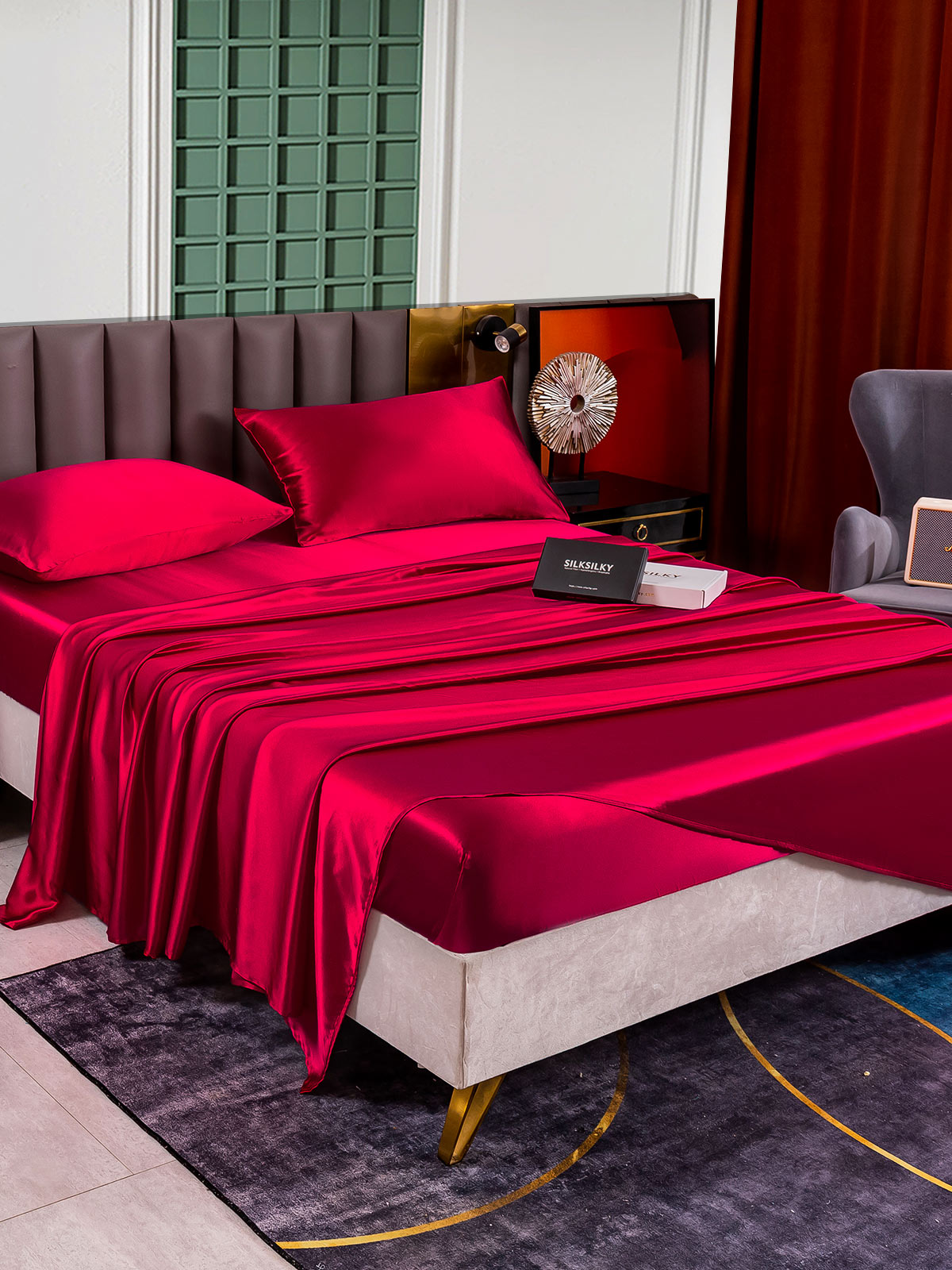 [Viini] SilkSilky-FI 25Momme Bedding Set 005