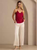 [Viini] SilkSilky-FI Spaghetti Strap V Neck Camisole Top 006
