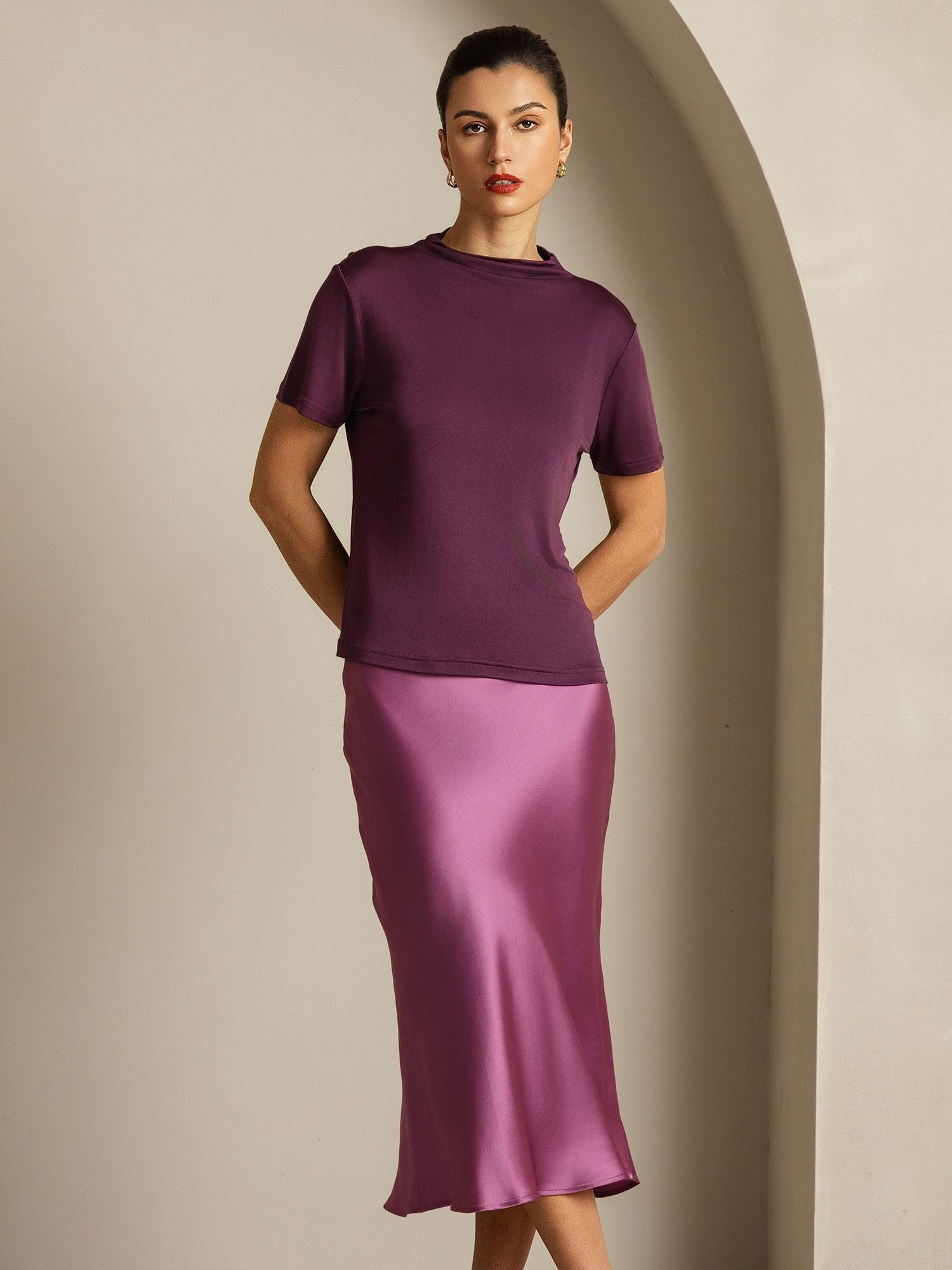 [Violetti] SilkSilky-FI Womens T-Shirt 008