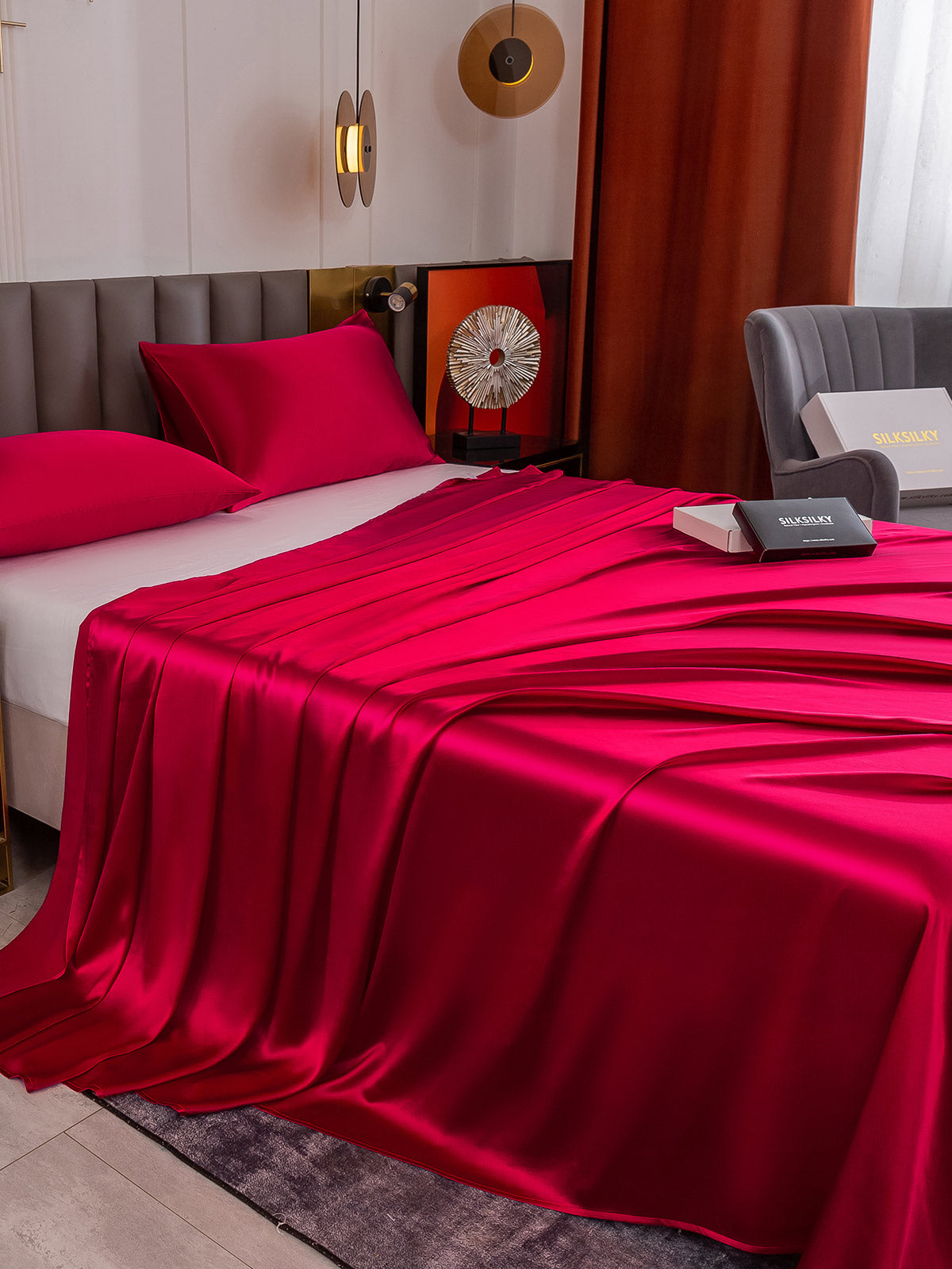 [Viini] SilkSilky-FI 19Momme Bedding Set 005