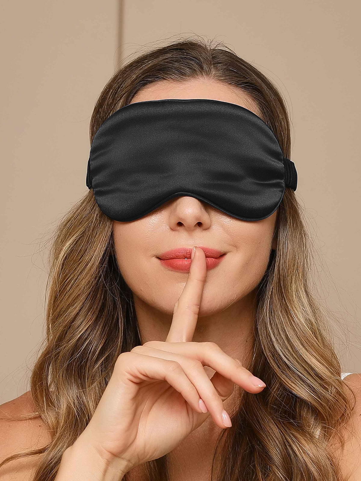 SilkSilky-FI 19Momme Eye Mask Musta 003