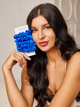 [Sininen] SilkSilky-FI Scrunchie 001