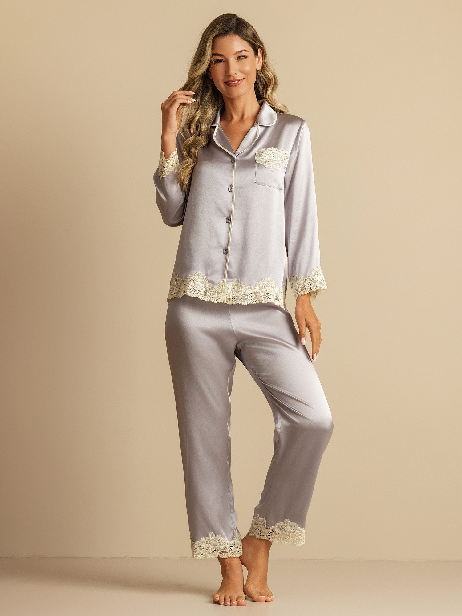 [Laventeli] SilkSilky-FI Womens Pajamas 003