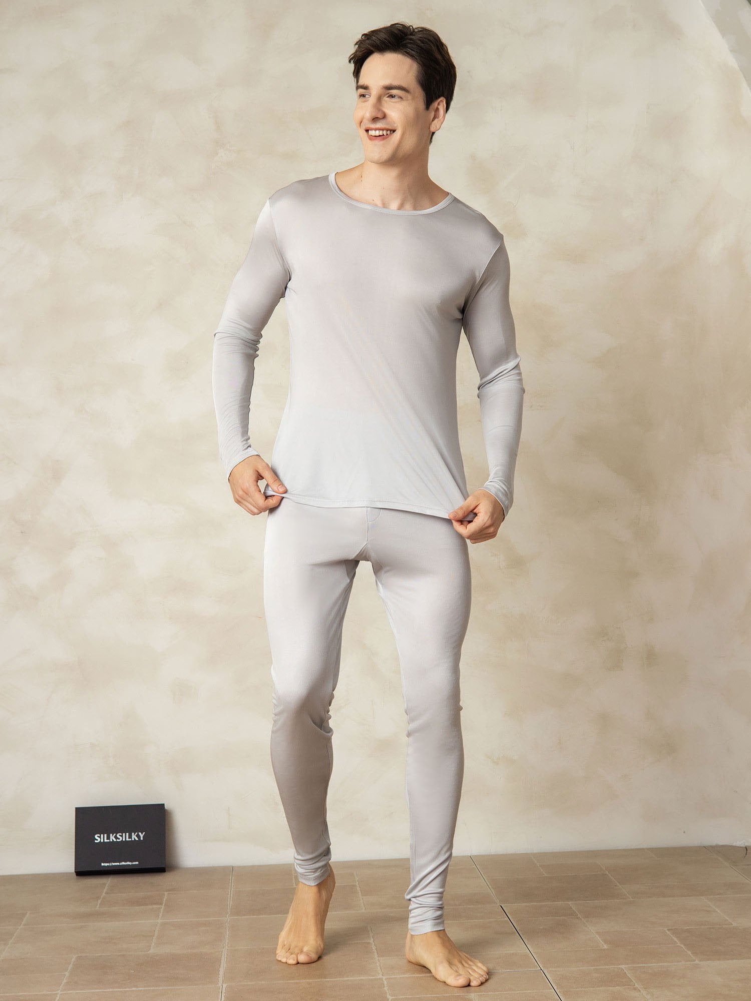 [Hopea] SilkSilky-FI Mens Pajamas 003