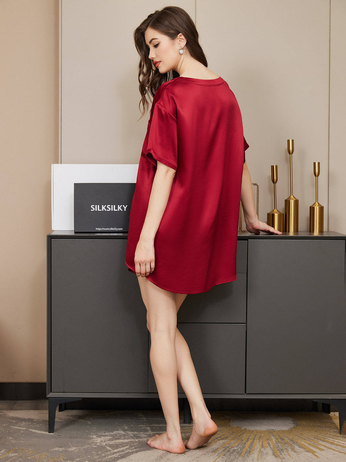 [Viini] SilkSilky-FI Womens Pajamas 007