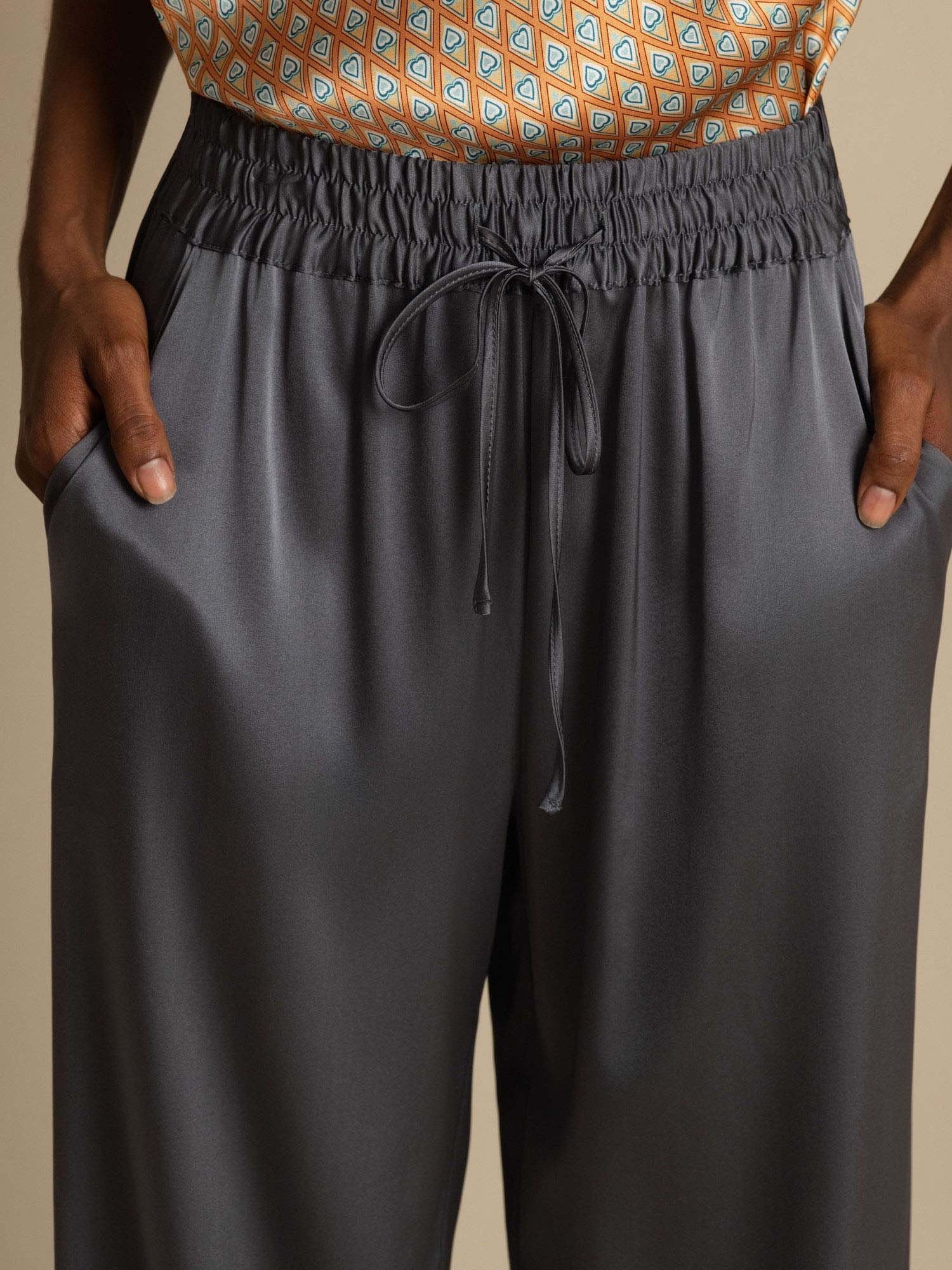 [TummanHarmaa] SilkSilky-FI 19Momme Womens Pants 004