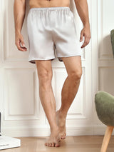 [Hopea] SilkSilky-FI Men's Sleep Shorts 004