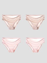 [Beige+LightPink] SilkSilky-FI Naisten Alusvaatteet 003