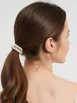 [Beige] SilkSilky-FI Scrunchie 005