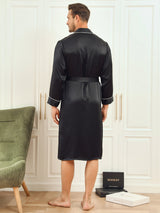 [Musta] SilkSilky-FI 19Momme Mens Robe 002