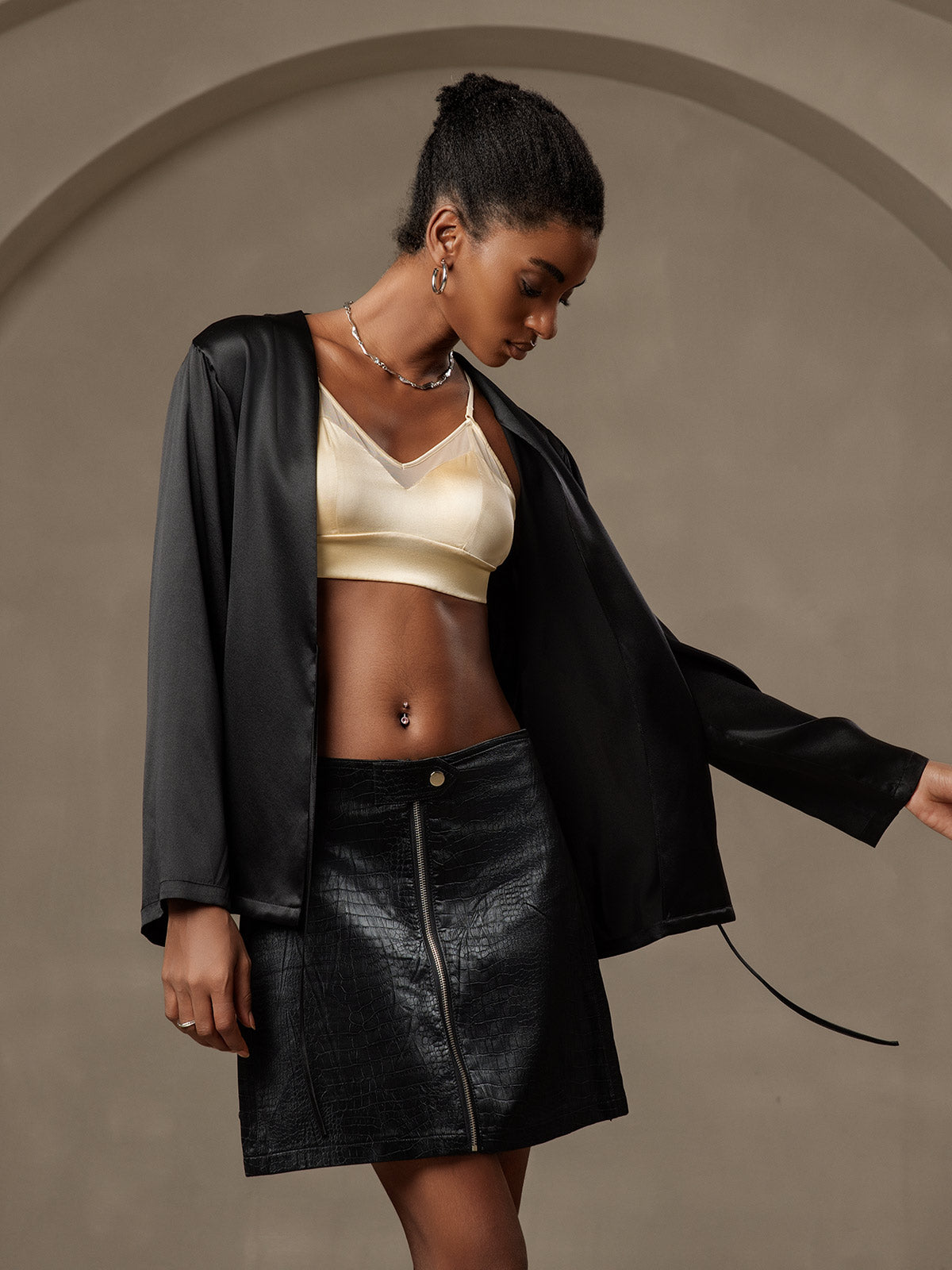 [Musta] SilkSilky-FI 19Momme Womens Outerwear 004