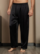 [Musta] SilkSilky-FI Men's Sleep Shorts 001