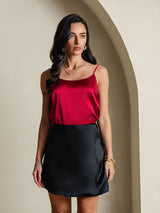 [Musta] SilkSilky-FI Skirt 001