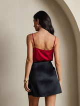 [Musta] SilkSilky-FI Skirt 002