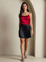 [Musta] SilkSilky-FI Skirt 007