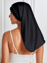 [Musta] SilkSilky-FI Sleep Cap 006