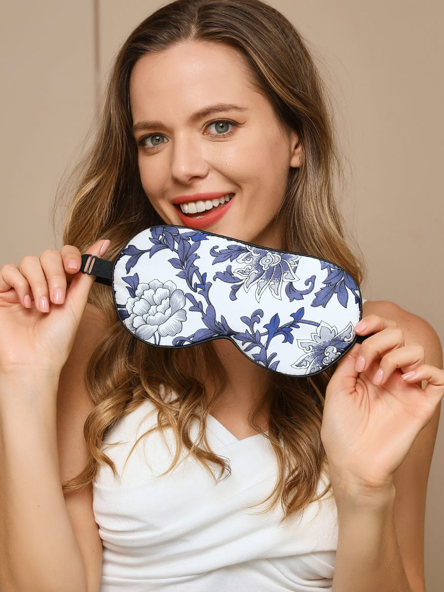 [Sininen] SilkSilky-FI 19Momme Eye Mask 002