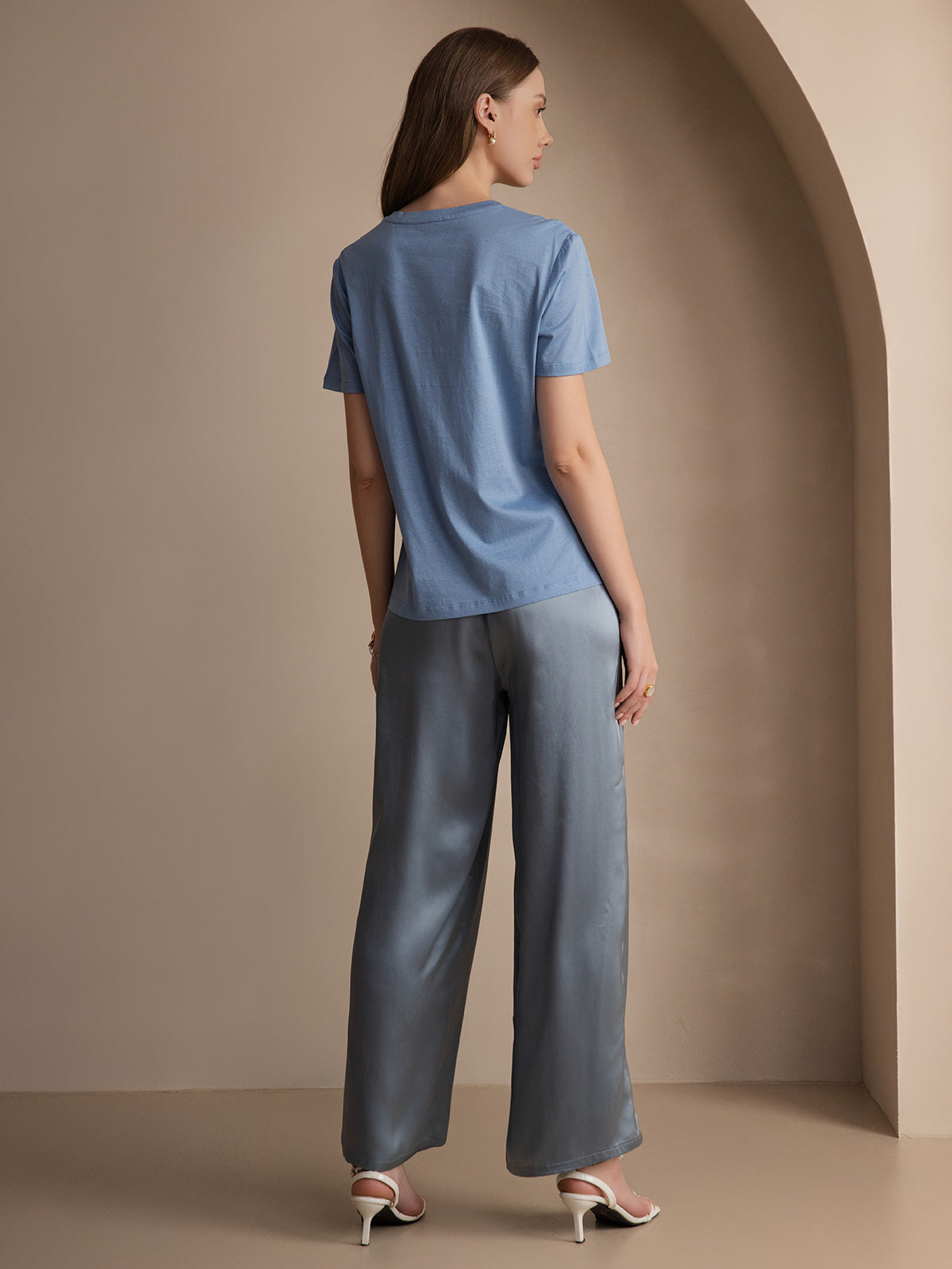 [Sininen] SilkSilky-FI Womens T-Shirt 002