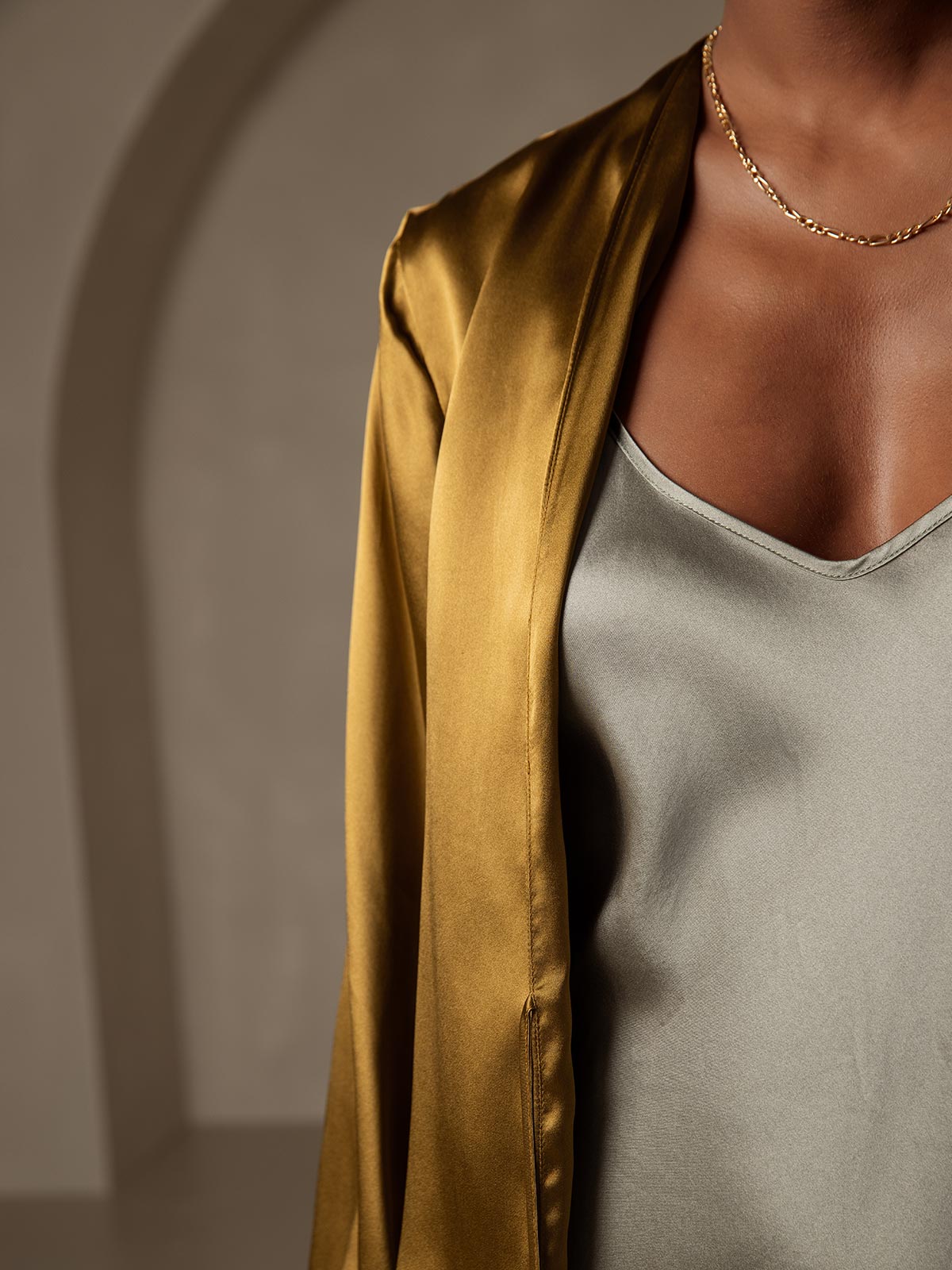 [Ruskea] SilkSilky-FI 19Momme Womens Outerwear 003