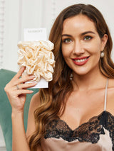 [Vaaleanbeige] SilkSilky-FI Scrunchie 001