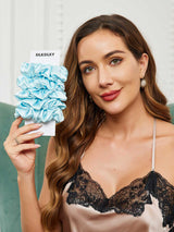 [Vaaleansininen] SilkSilky-FI Scrunchie 001