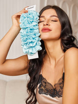 [Vaaleansininen] SilkSilky-FI Scrunchie 002