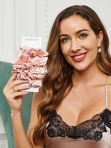 [Pinkki] SilkSilky-FI Scrunchie 001
