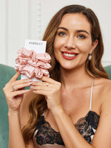 [Pinkki] SilkSilky-FI Scrunchie 002