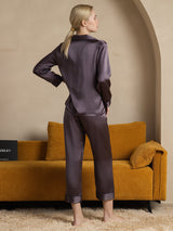 [Purppuranharmaa] SilkSilky-FI Long Sleeve Notkokaulus Naisten Pyjamat 002