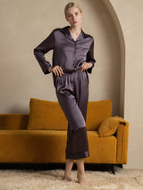 [Purppuranharmaa] SilkSilky-FI Long Sleeve Notkokaulus Naisten Pyjamat 007