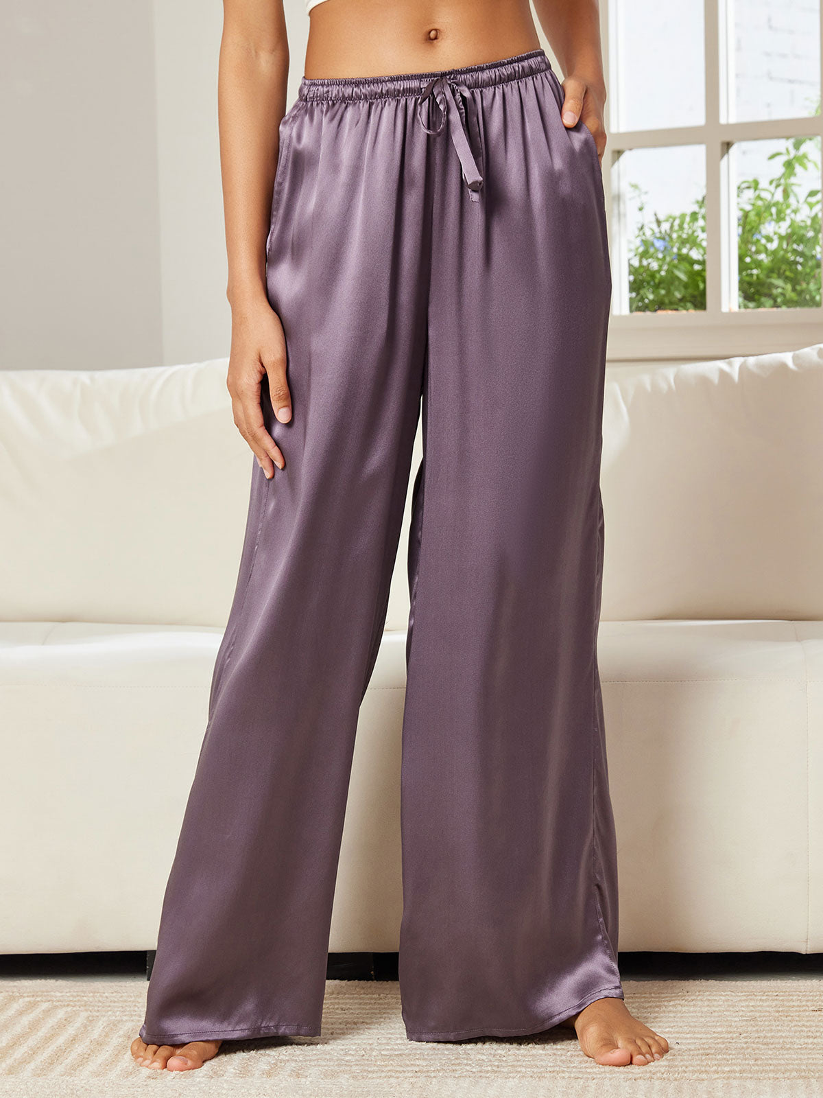[Purppuranharmaa] SilkSilky-FI Womens Pants 003