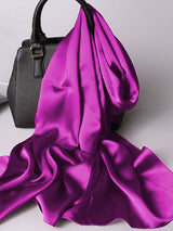 [Violetti] SilkSilky-FI Huivi 001