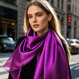 [Violetti] SilkSilky-FI Huivi 001