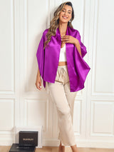 [Violetti] SilkSilky-FI Huivi 003