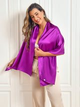 [Violetti] SilkSilky-FI Huivi 006