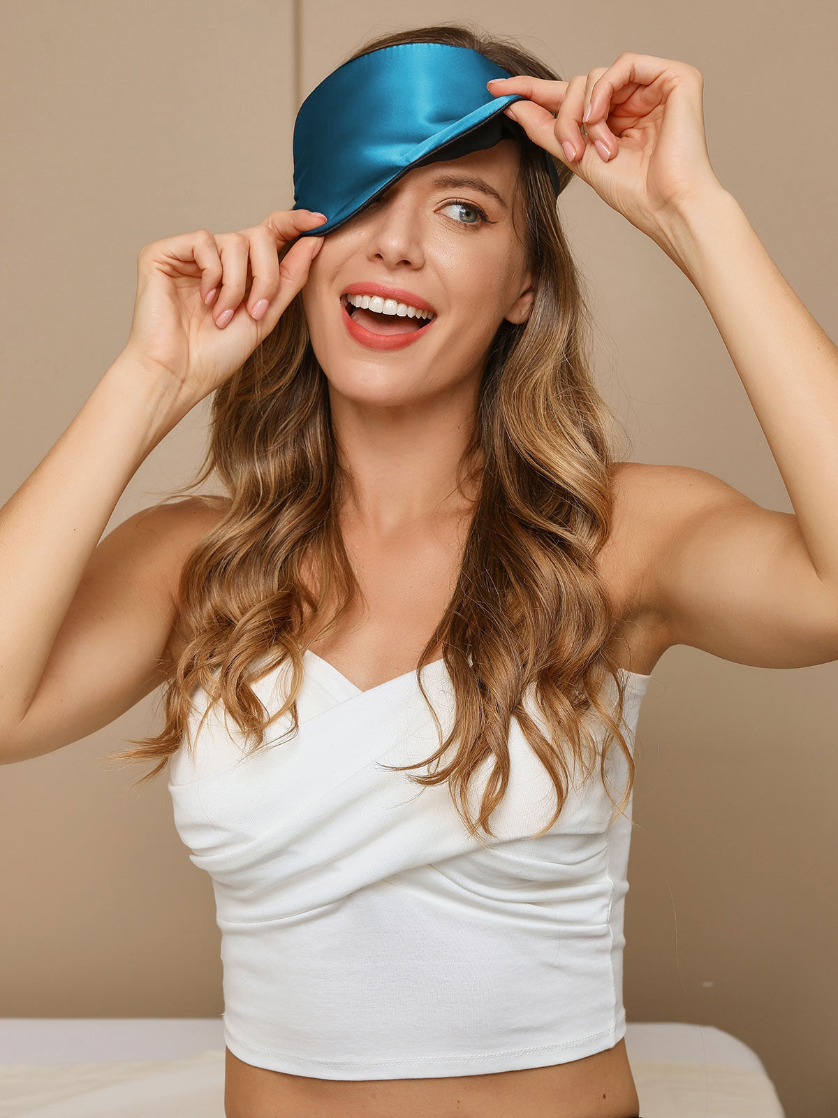 [Sinivihreä] SilkSilky-FI 19Momme Eye Mask 003